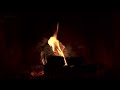 Cozy Fireplace Ambience Fire Burning Sounds🔥4K 10h Crackling Fireplace Noises Black Screen for Sleep