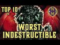 These 10 Cards Can't Be Destroyed, But They Still Stink!  |  Magic: the Gathering