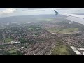 Eurowings Airbus A319 landing Manchester Airport 4/7/24.