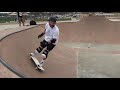 Frontside slash grinds Plano skatepark