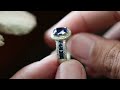 custom blue sapphire engagement ring - how it's made jewelry