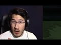 Markiplier getting jumpscared by a gas mask