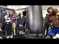 ERROL SPENCE JR ANGRILY HITS HEAVY BAG WITH RIB BREAKING PUNCHES IN FIRST LOOK TRAINING FOR UGAS!