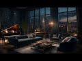 Rainy City Nights | Piano Melodies & Night Rain Sounds for Cozy Relaxation | Relaxing City Sounds
