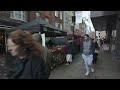 London Walk through busy West End from Oxford Street to Covent Garden · 4K HDR