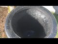 How to make a cement concrete sphere bird bath water fountain