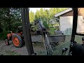 yard work with a Volvo mini excavator