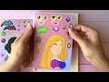 [ToyASMR] Decorate Disney Princess Sticker Book #paperdiy #asmr #disney #frozen #anna #elsa