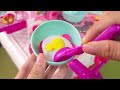 Satisfying with Unboxing Cute Refrigerator, Laundry Set, Kitchen Cooking Toys Review | ASMR