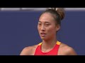 Zheng Qinwen gives China its first singles gold medal in a storied Paris Olympics run | NBC Sports