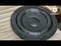 Homemade 12 inch basket Subwoofer Speaker from plywood