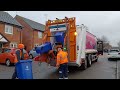 *Christmas & New Year Clearup* Dennis Elite + Olympus Bin Lorry on Mixed Recycling, ZFZ