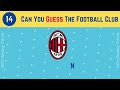 Can You Guess The Football Club| #challenge | football quiz