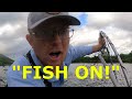 MONSTER FISH From 105 FEET OF WATER! (River Fishing)