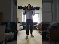 Upper Body 1 Set -First Time with 55lb Dumbbells!