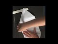 Weird paper airplane flaps it's wings - tutorial plus test flight