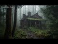 Rain Sounds for Sleeping Fast in 3 minute - Heavy Rain and Thunder Sounds on a Misty & Wet Forest