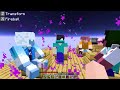 10 FRIENDS on one MONSTER BLOCK in Minecraft!