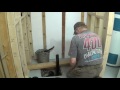 DIY Basement Bathroom Part 1 - Shower Stall Frame & Drain