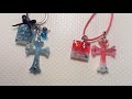 Making a UV Resin Charm: Cross Necklace