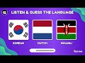 Guess The Language By Voice| Language By Audio 🔊