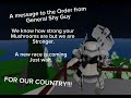 A message to the Order. -General Shy Guy