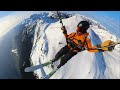 Solar Powered Skiing - A Skiing and Paragliding Combo Daydream
