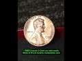 lincoln memorial cents with market value 2024 some with errors