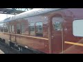 3801 steam loco / 4201 locomotive arriving Albury Sta