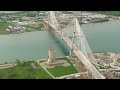 Gordie Howe International Bridge nears connection over the Detroit River