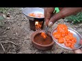 Making Jalebi in miniature kitchen. Mini foods, tiny foods