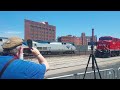The sights and sounds of Canadian Pacific and Kansas City Southern with Amtrak.