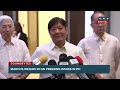 WATCH: Marcos reacts to Dutertes running for Senate, De Lima acquittal, WPS issue | ANC