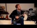 Chris Thile with his Lloyd Loar mandolin (#75316)