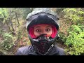 Riding a motorbike in the rain in Yenice Forests | Baklabostan Nature Park