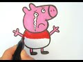 PEPPA PIG 🐖 CRYING easy and beautiful 😍 drawing step by step💥🖍🎨.