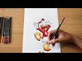 Drawing Disney's Huey Duck (DuckTales) Time-lapse | JMZ Illustrations