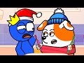 Rainbow Friends 2 - Protect Your Eyes, HOO DOO! Don't Watch Too Much Television?! | 2D Animation