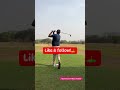 Drill for keeping the body centered with weight transfer. #golf #golfswing #sports #trendingshorts