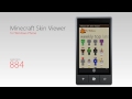 Minecraft Skin Viewer for Windows Phone -  loading over 1000 skins test