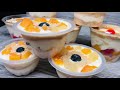 No-Bake, No Egg, No Oven Fruit Cheesecake | Fruit Cheesecake | How to make Fruit Cheesecake