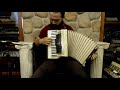 3770 - Ivory Gold Scandalli Baby Piano Accordion LM 41 120 $799