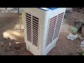 Amazing Technique Plastic Air COOLER Body Making & Install a 12 Volt DC Electric Motor