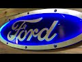Incredible Man Cave Ideas - Aluminum Ford Blue Oval Sign!! - CNC Plasma Table