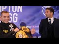 HEATED FACE OFF!! - CARL FRAMPTON v SCOTT QUIGG HEAD TO HEAD @ FINAL PRESS CONFERENCE (MANCHESTER)