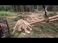 Spruce Timber Forwarding Made Easy: John Deere 1910G at Work part 5