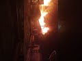 kebakaran menghanguskan puluhan rumah di Mudik, Gunungsitoli-Nias. Kamis 13 Januari 2022