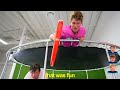 LAST TO LEAVE TRAMPOLINE TOWER WINS $10,000!