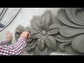 wooow 😮Asombrosa idea 3D para decoración de Casas con cemento/Cement Graft Ideas at Home