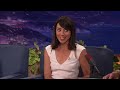 Aubrey Plaza Was A “Witchy” NBC Page | CONAN on TBS